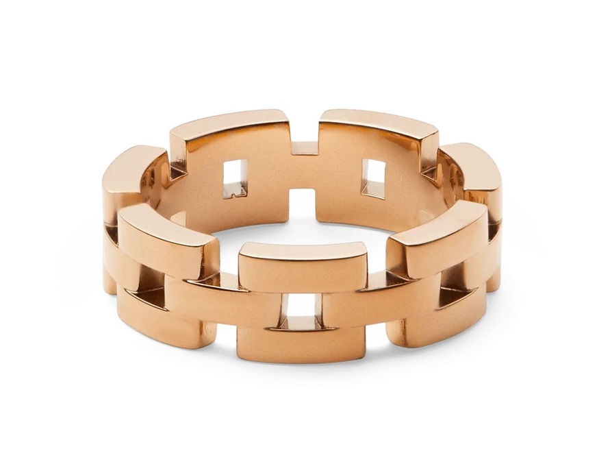 Daniel Wellington Fashion pozlacený prsten 3-Link DW0040096 56 mm Daniel Wellington Fashion pozlacený prsten 3-Link DW0040096 56 mm - Prsteny Prsteny bez kamínku