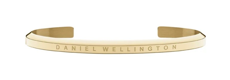 Daniel Wellington Módní pevný pozlacený náramek Classic DW0040000 S: 15,5 cm - Náramky Pevné náramky