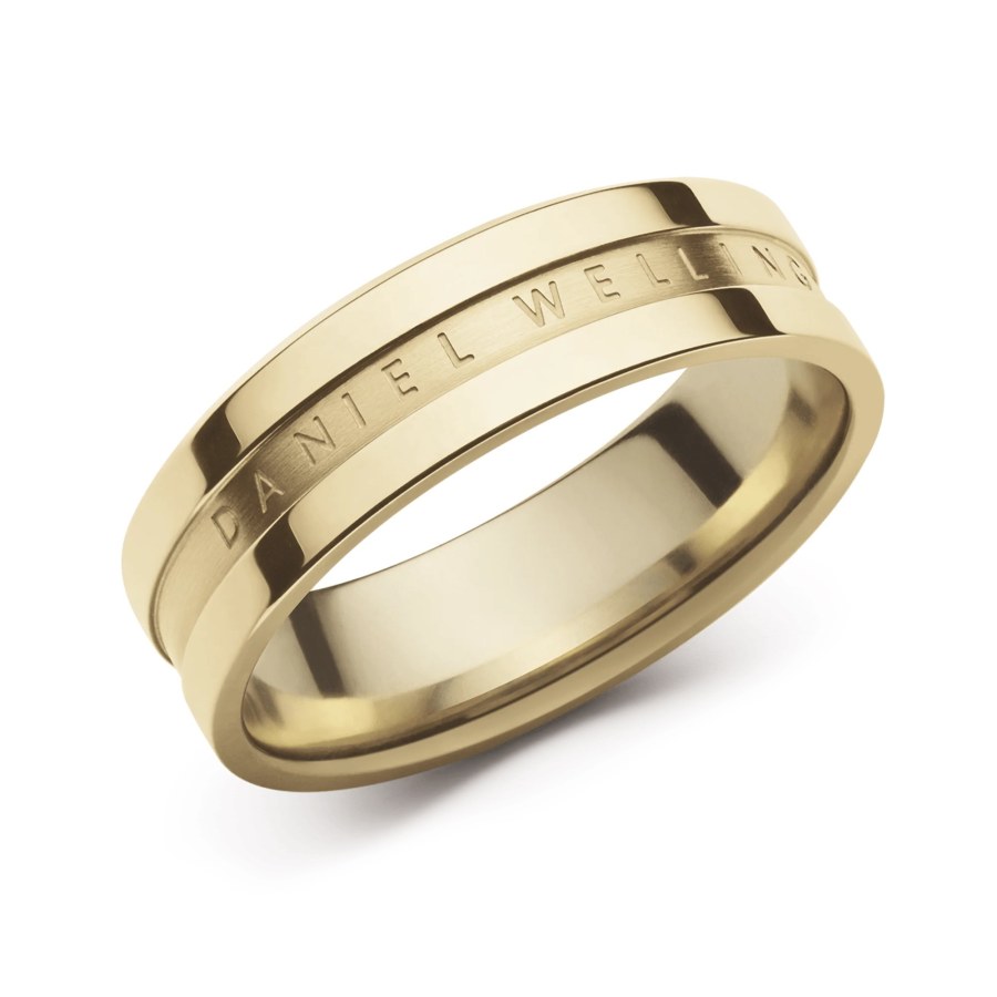 Daniel Wellington Módní pozlacený prsten Elan DW0040005 50 mm - Prsteny Prsteny bez kamínku