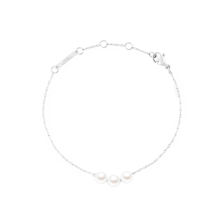 Daniel Wellington Elegantní náramek se Swarovski perlami Pearl Trio DW00402103