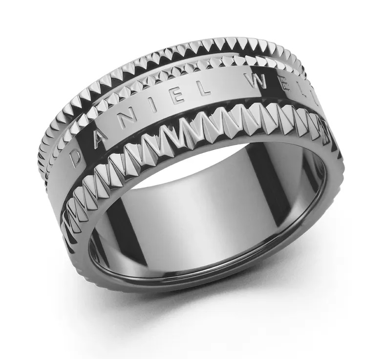 Daniel Wellington Nepřehlédnutelný ocelový prsten Elevation DW0040020 56 mm