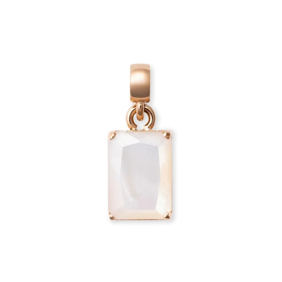 Daniel Wellington Okouzlující bronzový přívěsek s perletí Mother of Pearl DW00401466 - Přívěsky a korálky