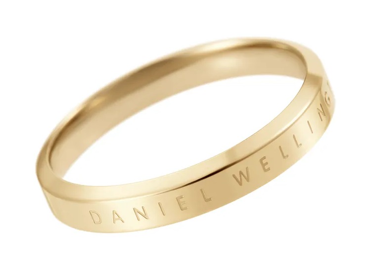 Daniel Wellington Originální pozlacený prsten Classic DW0040007 50 mm - Prsteny Prsteny bez kamínku