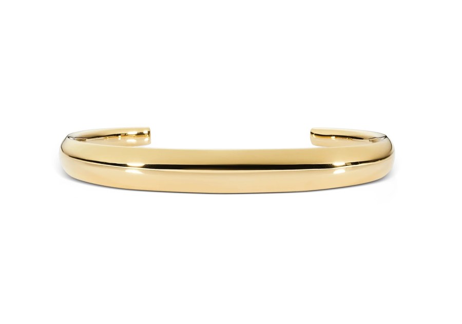 Daniel Wellington Pevný otevřený náramek z&nbsp;pozlacené oceli Flow DW00402072 17,5 cm - Náramky Pevné náramky