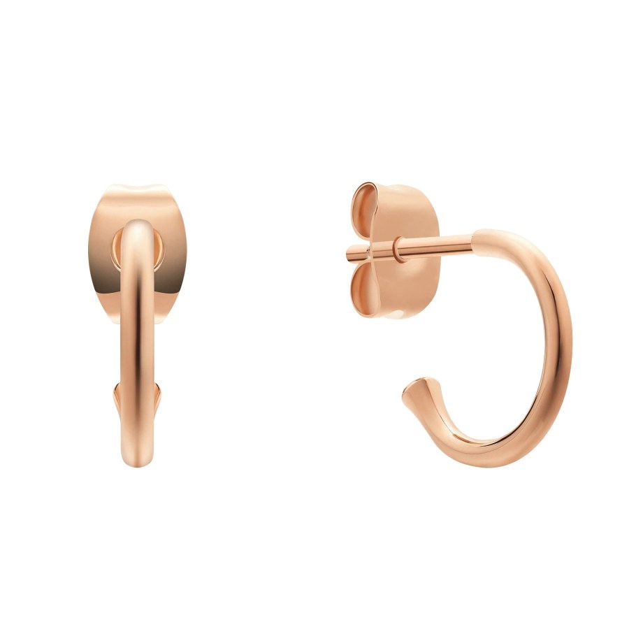 Daniel Wellington Pozlacené kruhové náušnice Charms DW00400767 Daniel Wellington Pozlacené kruhové náušnice Charms DW00400767 - Náušnice Kruhy