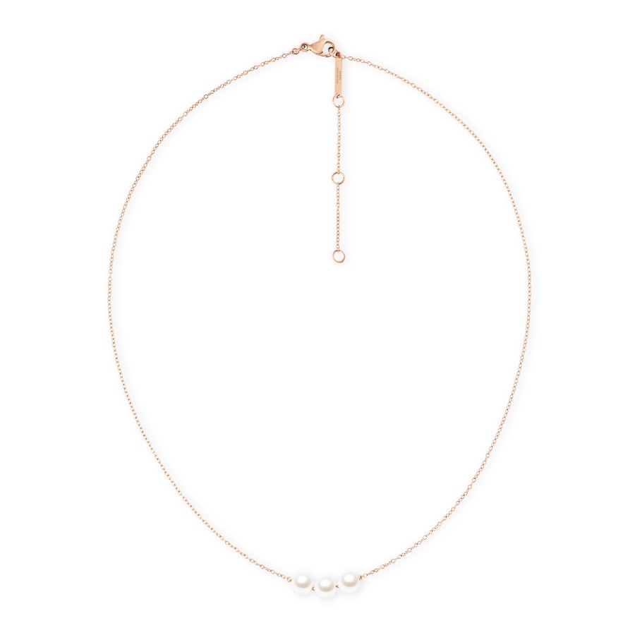 Daniel Wellington Pozlacený náhrdelník se Swarovski perlami Pearl Trio DW00402111 - Náhrdelníky Perlové náhrdelníky
