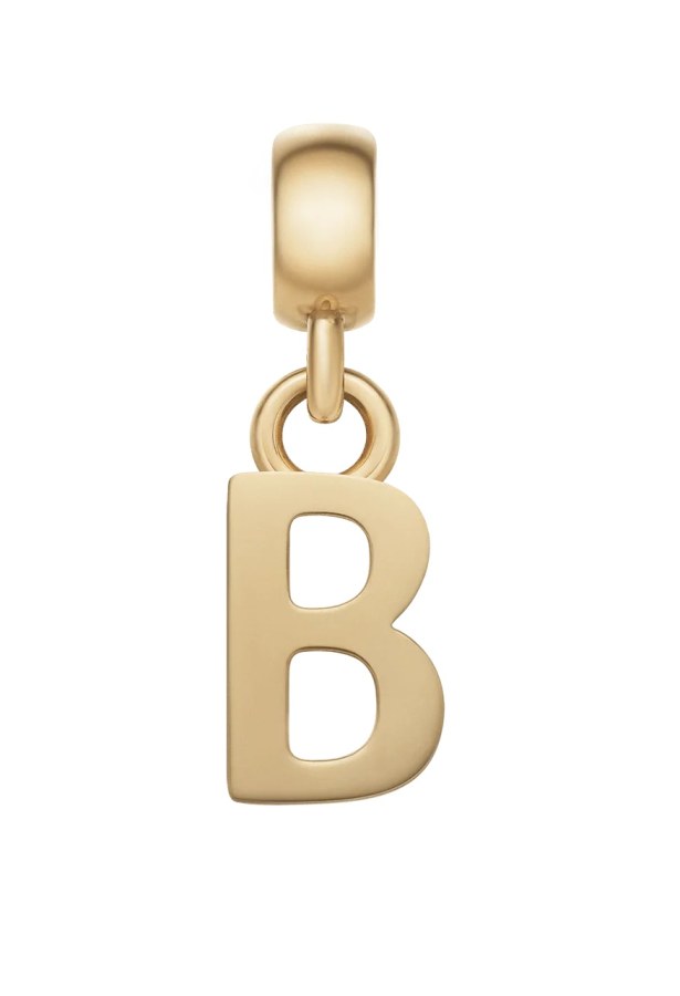 Daniel Wellington Pozlacený přívěsek písmeno "B" Charms DW00400485 Daniel Wellington Pozlacený přívěsek písmeno "B" Charms DW00400485 - Přívěsky a korálky