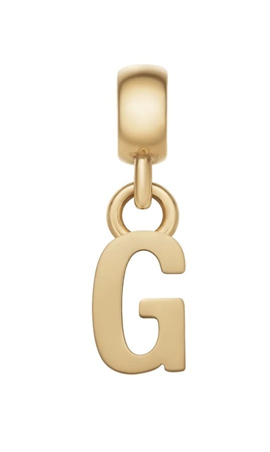Daniel Wellington Pozlacený přívěsek písmeno "G" Charms DW00400490 Daniel Wellington Pozlacený přívěsek písmeno "G" Charms DW00400490 - Přívěsky a korálky