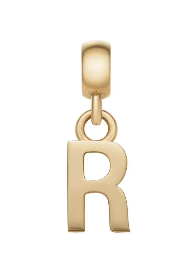 Daniel Wellington Pozlacený přívěsek písmeno "R" Charms DW00400501 Daniel Wellington Pozlacený přívěsek písmeno "R" Charms DW00400501 - Přívěsky a korálky