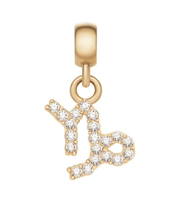 Daniel Wellington Pozlacený přívěsek s krystaly Kozoroh Crystal Zodiac DW00400763 Daniel Wellington Pozlacený přívěsek s krystaly Kozoroh Crystal Zodiac DW00400763 - Přívěsky a korálky