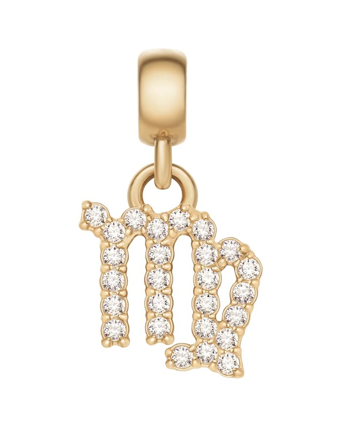 Daniel Wellington Pozlacený přívěsek s krystaly Panna Crystal Zodiac DW00400760 Daniel Wellington Pozlacený přívěsek s krystaly Panna Crystal Zodiac DW00400760 - Přívěsky a korálky
