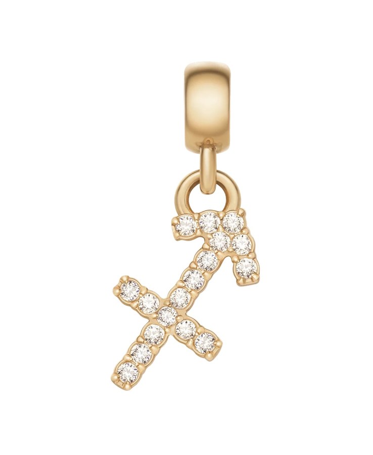 Daniel Wellington Pozlacený přívěsek s krystaly Střelec Crystal Zodiac DW00400765 Daniel Wellington Pozlacený přívěsek s krystaly Střelec Crystal Zodiac DW00400765 - Přívěsky a korálky