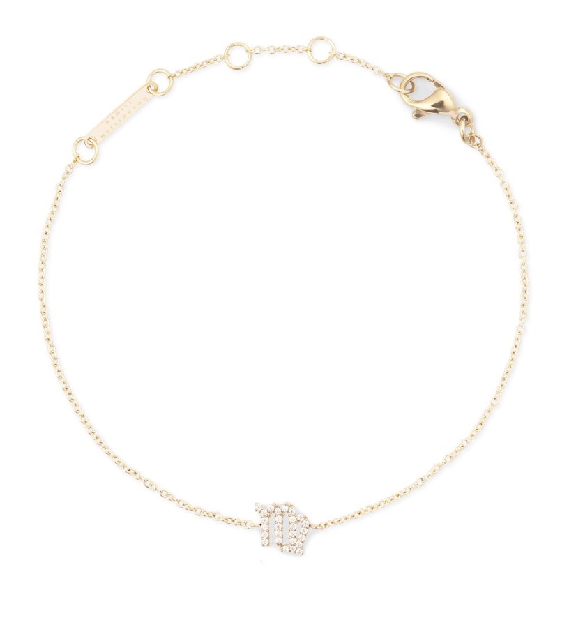 Daniel Wellington Pozlacený řetízkový náramek znamení Panna Crystal Zodiac DW00400912 Daniel Wellington Pozlacený řetízkový náramek znamení Panna Crystal Zodiac DW00400912 - Náramky Řetízkové náramky