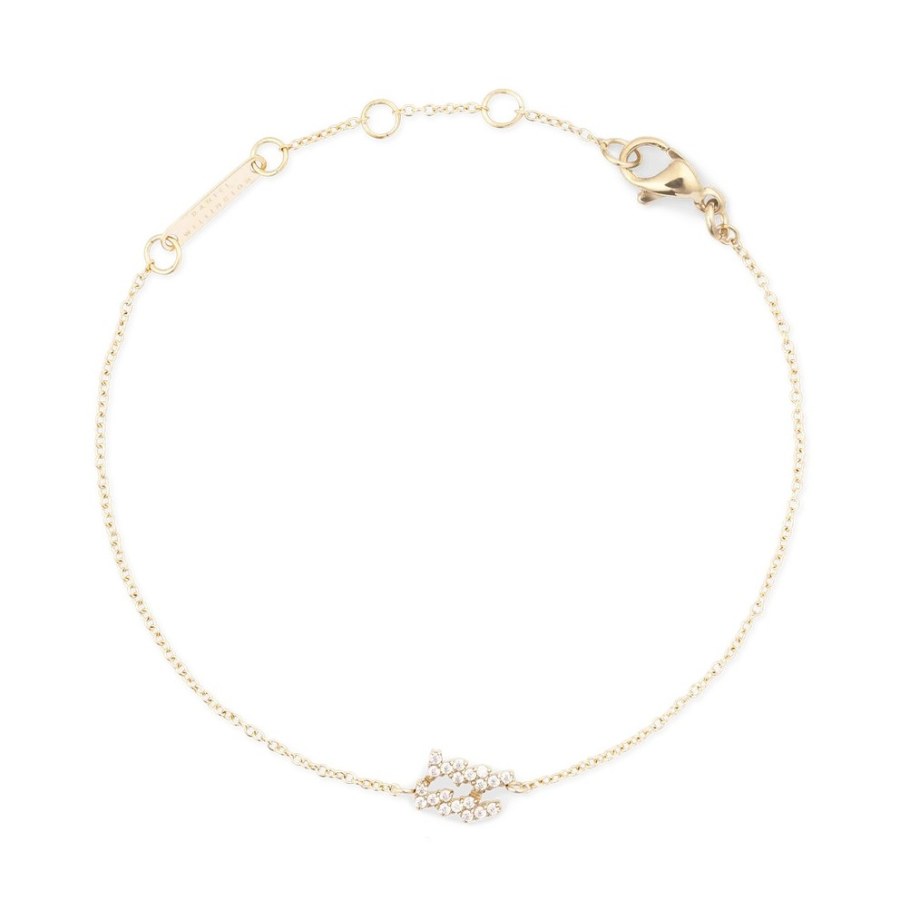 Daniel Wellington Pozlacený řetízkový náramek znamení Vodnář Crystal Zodiac DW00400917 - Náramky Řetízkové náramky