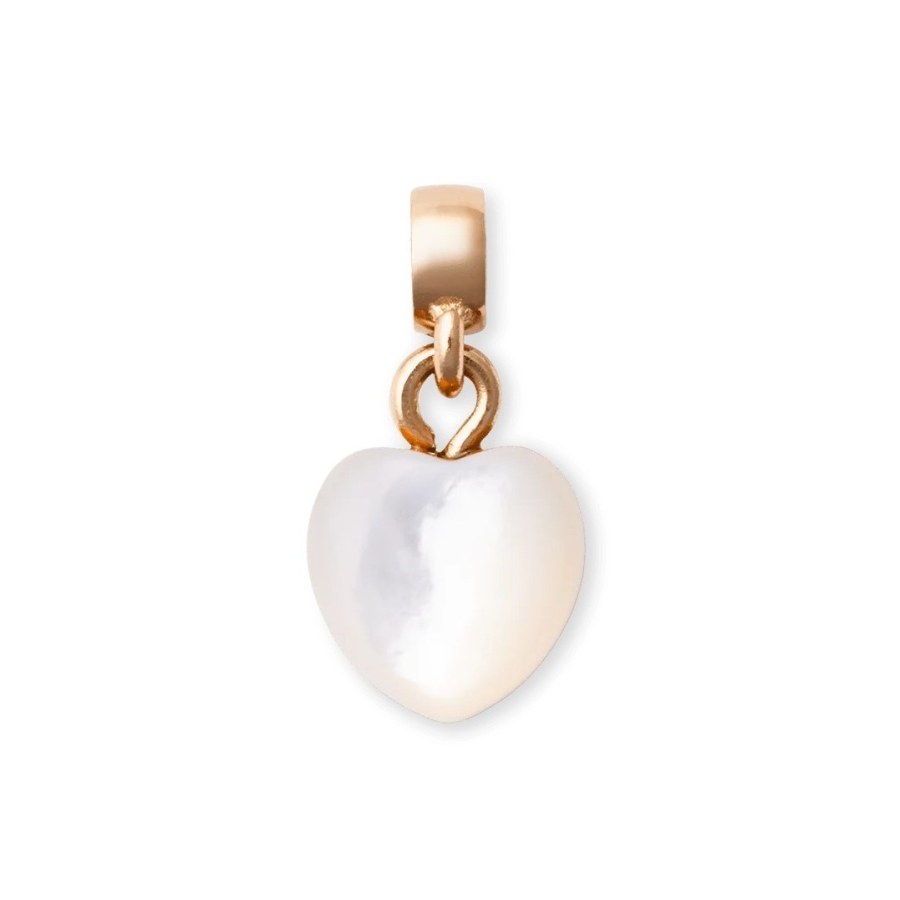 Daniel Wellington Romantický bronzový přívěsek s perletí Mother of Pearl DW00401478 Daniel Wellington Romantický bronzový přívěsek s perletí Mother of Pearl DW00401478 - Přívěsky a korálky
