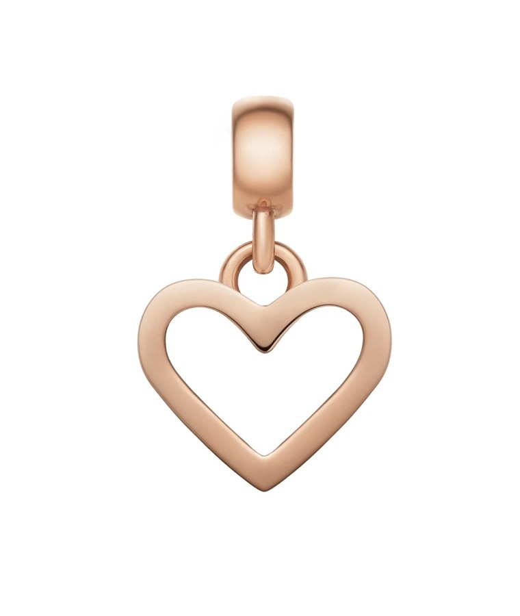 Daniel Wellington Srdíčkový přívěsek z pozlacené oceli Charms DW00400428 Daniel Wellington Srdíčkový přívěsek z pozlacené oceli Charms DW00400428 - Přívěsky a korálky