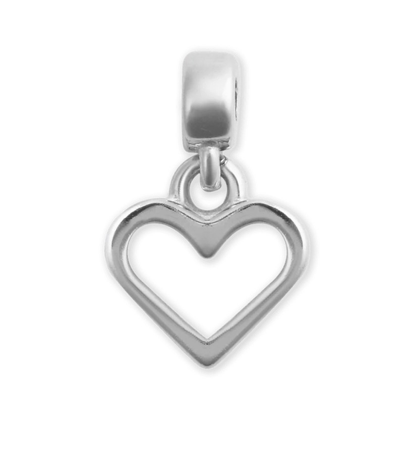 Daniel Wellington Srdíčkový přívěsek ze stříbra Charms DW00401053 Daniel Wellington Srdíčkový přívěsek ze stříbra Charms DW00401053 - Přívěsky a korálky