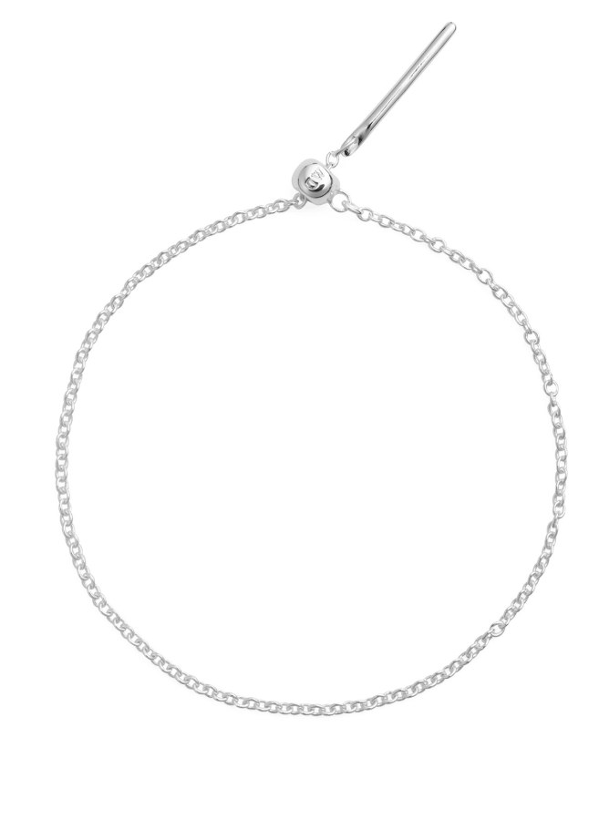 Daniel Wellington Stříbrný dámský náramek na přívěsky Rolo Charms DW00401045 Daniel Wellington Stříbrný dámský náramek na přívěsky Rolo Charms DW00401045 - Náramky Řetízkové náramky