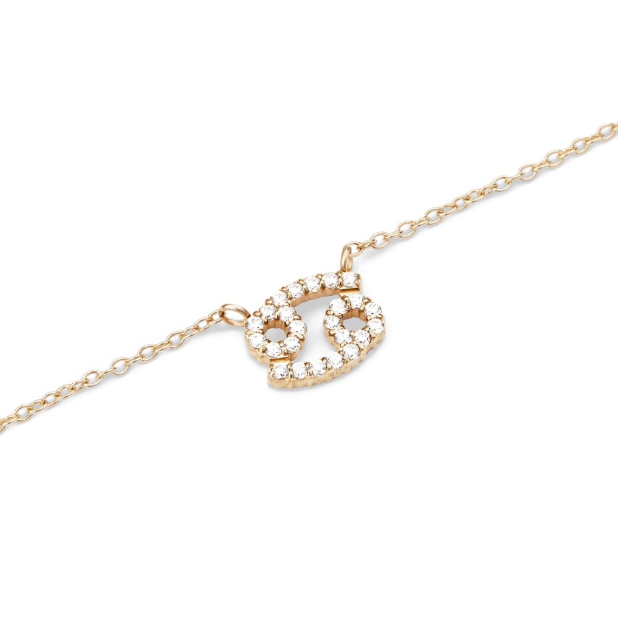 Daniel Wellington Stylový pozlacený náhrdelník znamení Rak Crystal Zodiac DW00400922 Daniel Wellington Stylový pozlacený náhrdelník znamení Rak Crystal Zodiac DW00400922 - Náhrdelníky