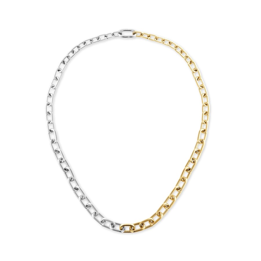 Daniel Wellington Výrazný bicolor náhrdelník Contrast Link DW00401977 - Náhrdelníky