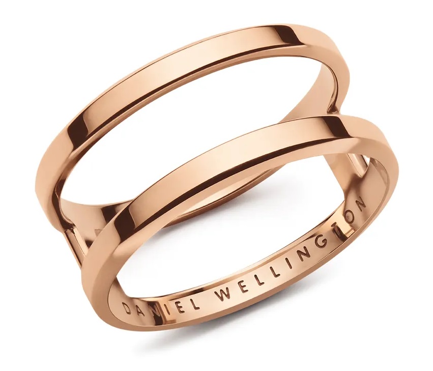 Daniel Wellington Výrazný bronzový prsten Elan DW0040011 56 mm - Prsteny Prsteny bez kamínku