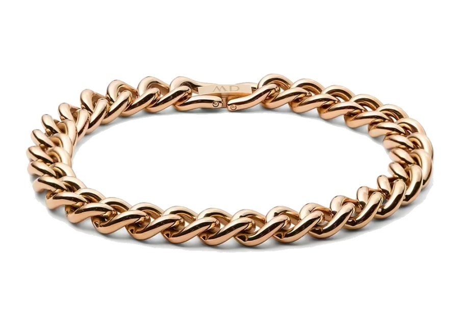 Daniel Wellington Výrazný pozlacený náramek pro ženy Chunky Chain DW00400847 - Náramky Řetízkové náramky