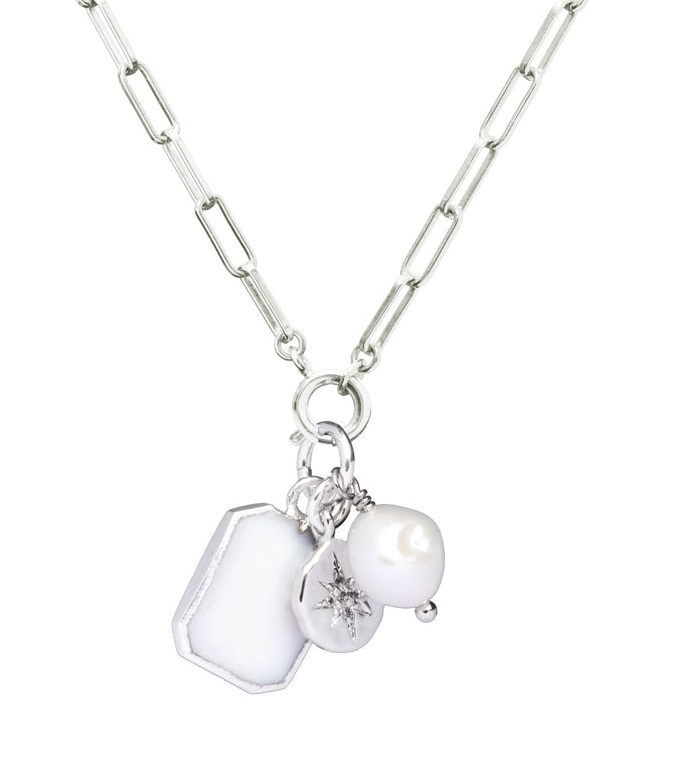 Decadorn Půvabný náhrdelník s pravou perlou Chunky - Náhrdelníky