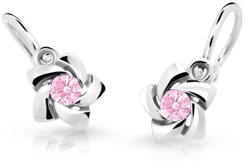 Cutie Jewellery Dětské náušnice s designem růžiček C2201-10-X-2 růžová Cutie Jewellery Dětské náušnice s designem růžiček C2201-10-X-2 růžová - Náušnice Visací náušnice