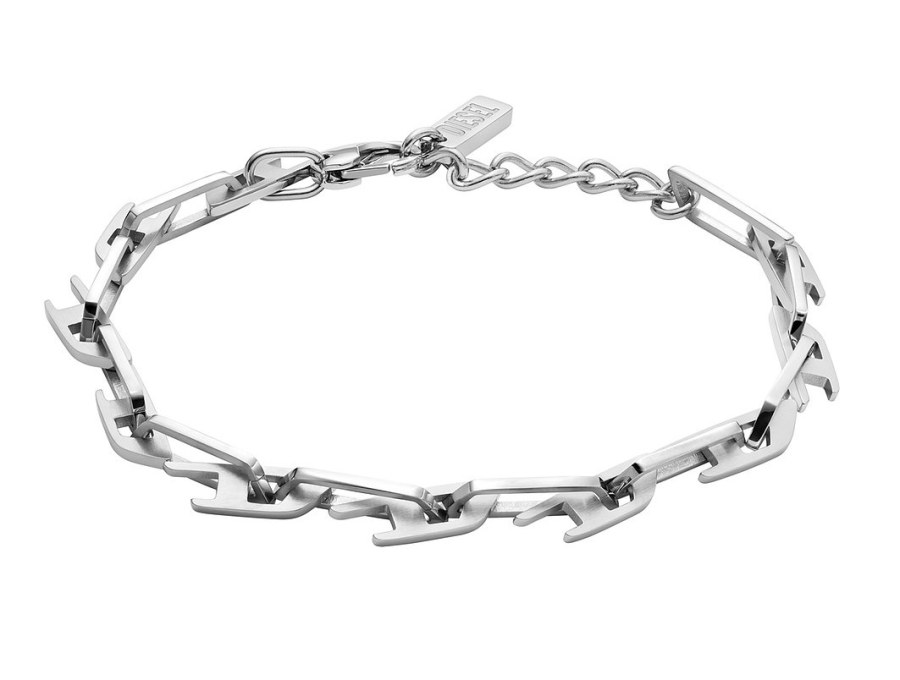 Diesel Fashion ocelový náramek DX1536040 Diesel Fashion ocelový náramek DX1536040 - Náramky Řetízkové náramky
