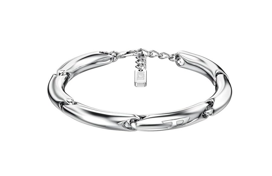 Diesel Moderní ocelový unisex náramek DX1696040