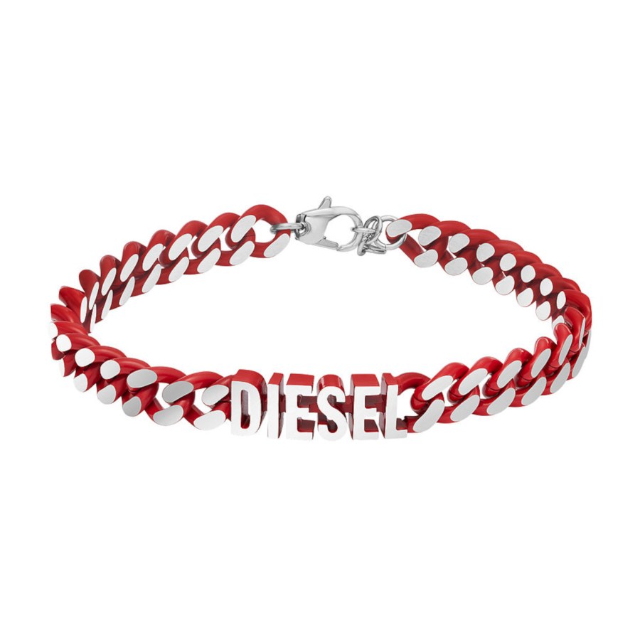 Diesel Masivní ocelový náramek DX1415040 - Náramky Řetízkové náramky