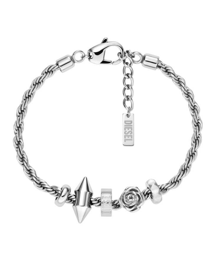 Diesel Moderní unisex ocelový náramek DX1622040 - Náramky Řetízkové náramky