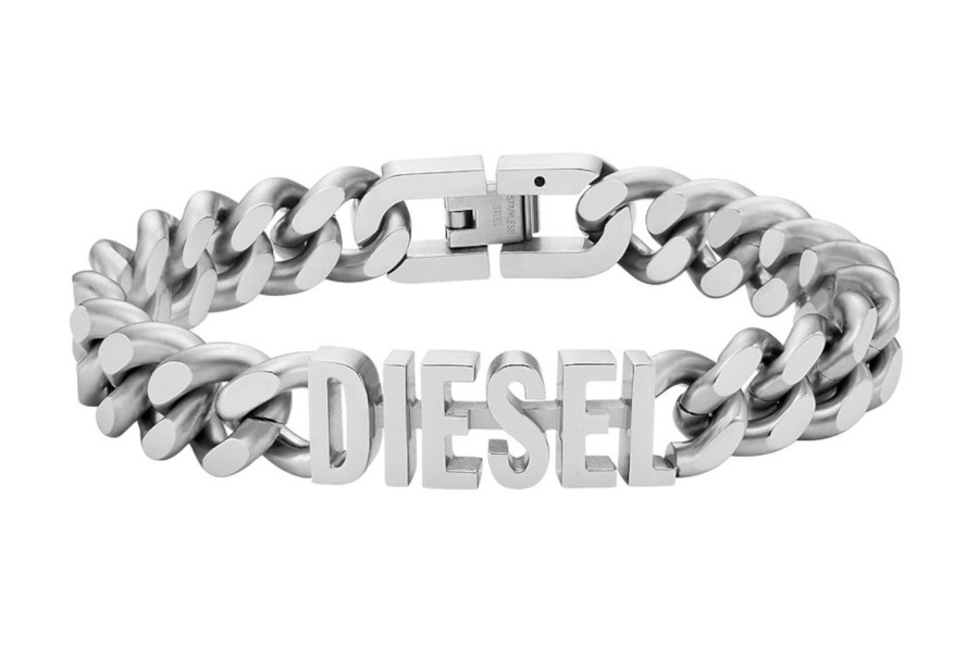 Diesel Masivní ocelový náramek DX1389040 - Náramky Řetízkové náramky