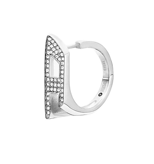 Diesel Třpytivá single náušnice z oceli DX1628040