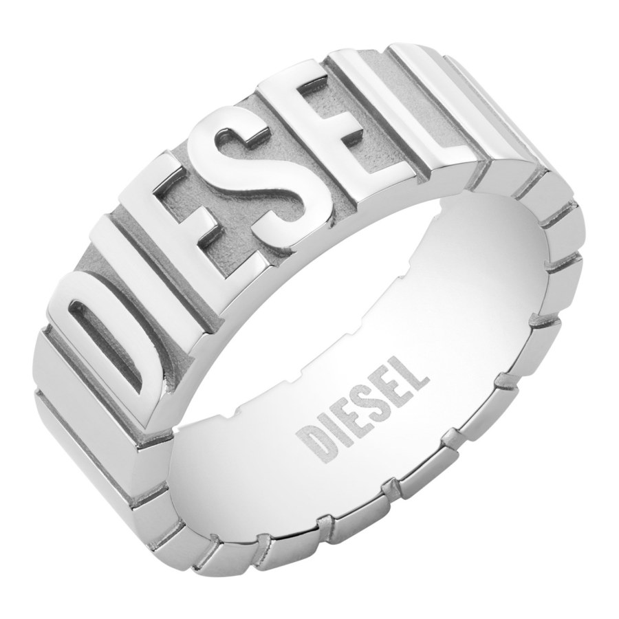 Diesel Nadčasový pánský ocelový prsten DX1390040 62 mm - Prsteny Prsteny bez kamínku