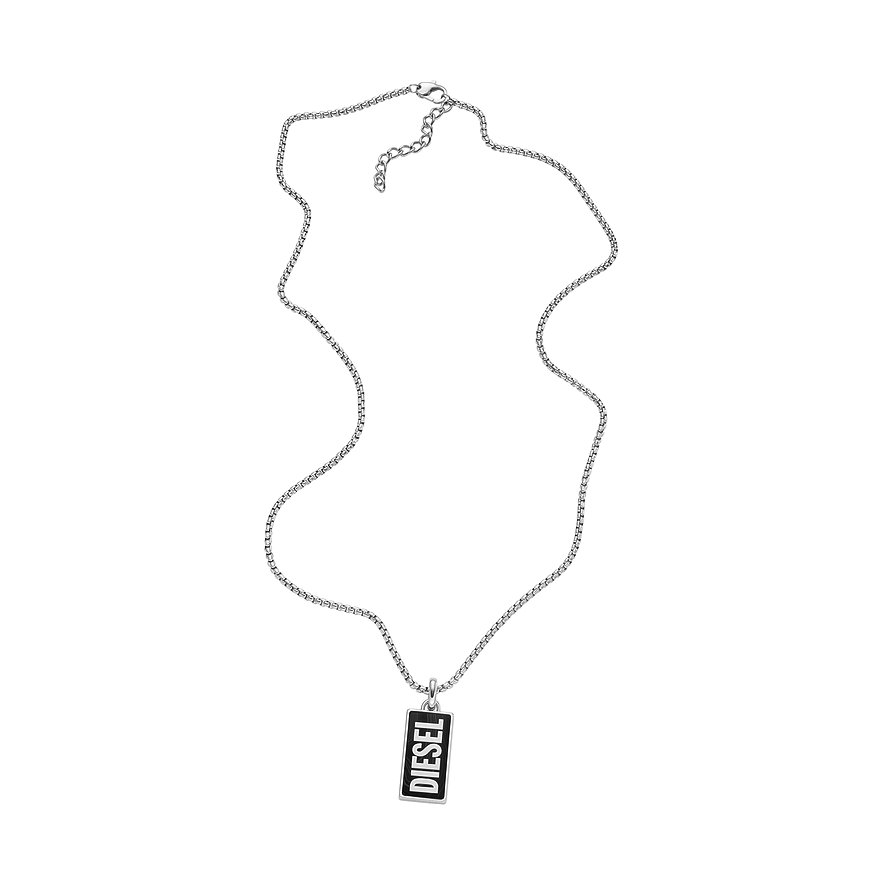 Diesel Originální ocelový náhrdelník Dogtags DX1515040 - Náhrdelníky