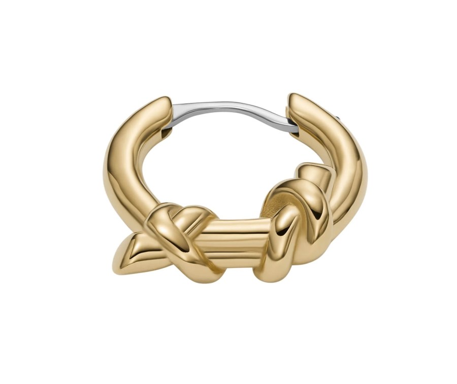 Diesel Originální pozlacená single náušnice DX1566710 - Náušnice Asymetrické náušnice