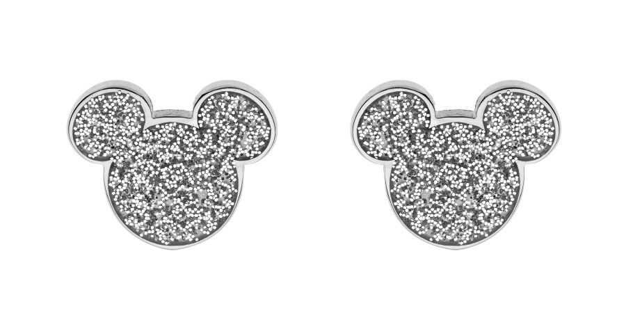 Disney Blyštivé ocelové náušnice Mickey Mouse E600186NSL.CS - Náušnice Pecky