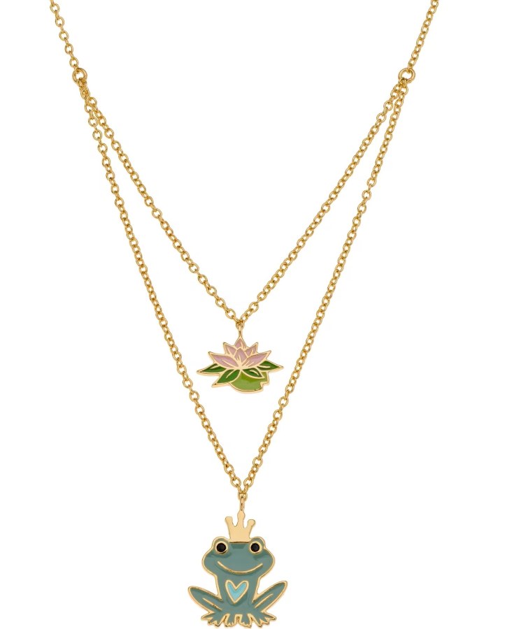 Disney Dvojitý pozlacený náhrdelník Žabí princ NS00047YZCL-157.CS - Náhrdelníky