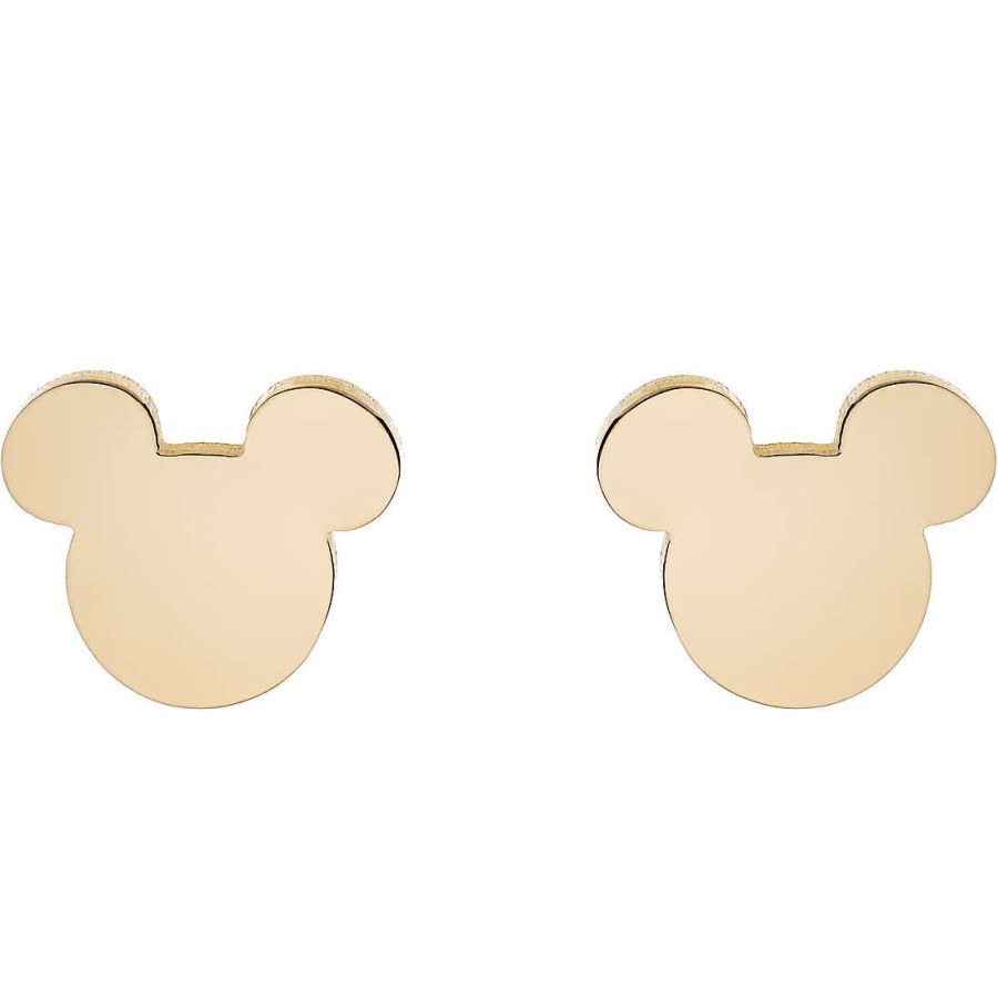 Disney Minimalistické pozlacené náušnice Mickey Mouse E600179YL-B.CS - Náušnice Pecky