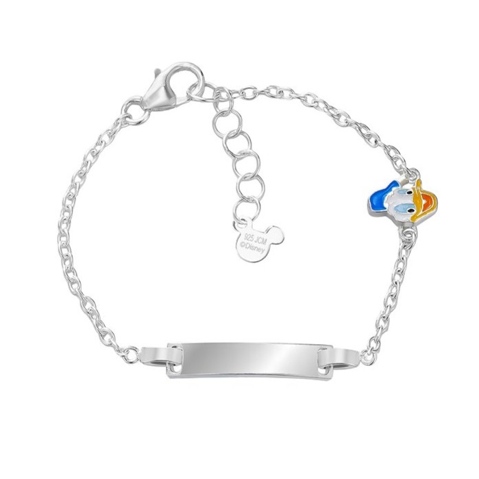 Disney Něžný stříbrný náramek Donald Duck BS00098SL-47.CS Disney Něžný stříbrný náramek Donald Duck BS00098SL-47.CS - Náramky Náramky se symboly
