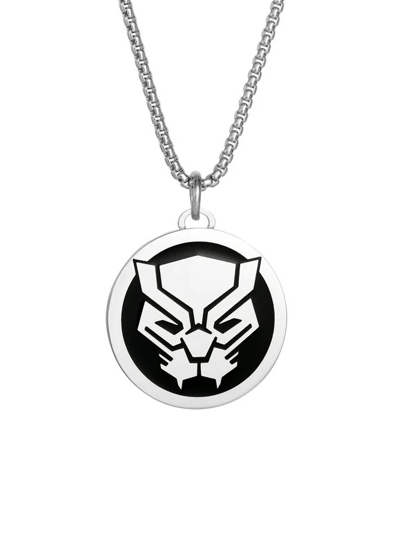 Disney Ocelový náhrdelník Black Panther Marvel N600479L-22.CS Disney Ocelový náhrdelník Black Panther Marvel N600479L-22.CS - Náhrdelníky