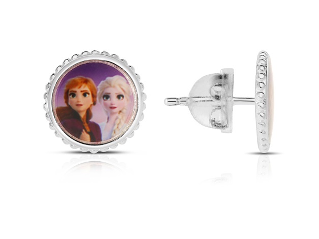 Disney Půvabné dívčí náušnice Anna a Elsa Frozen ES00023SL.CS - Náušnice Pecky