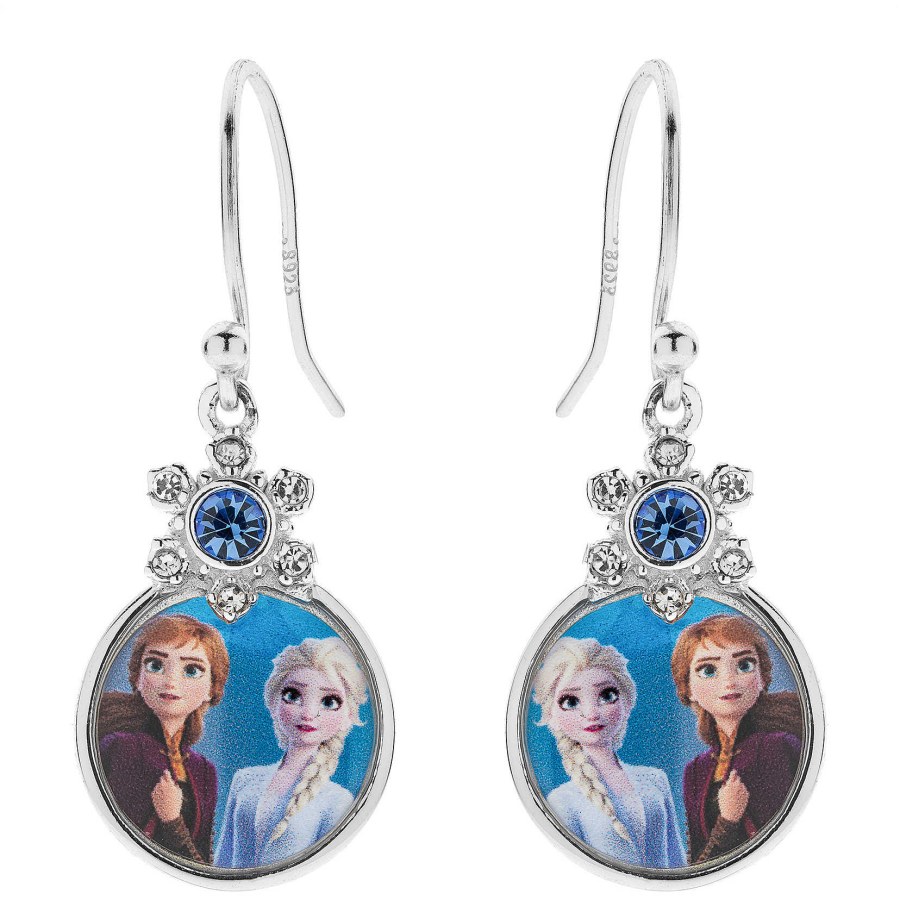 Disney Půvabné visací náušnice Anna a Elsa Frozen ES00018SRML.CS - Náušnice Visací náušnice