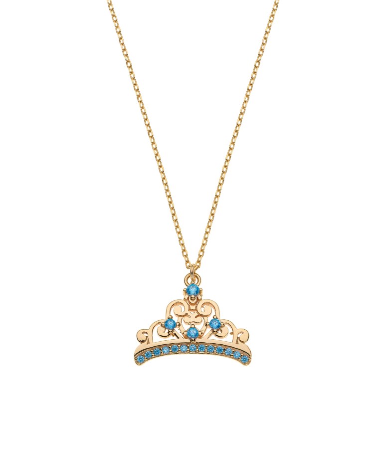 Disney Půvabný pozlacený náhrdelník Princess NS00020YZBL-157.CS (řetízek, přívěsek) - Náhrdelníky