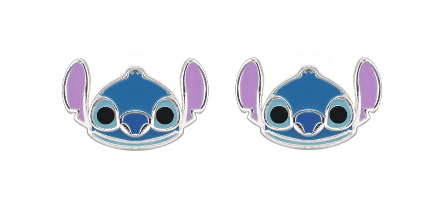 Disney Slušivé stříbrné náušnice Stitch Lilo a  Stitch ES00097SRHL.CS - Náušnice Pecky
