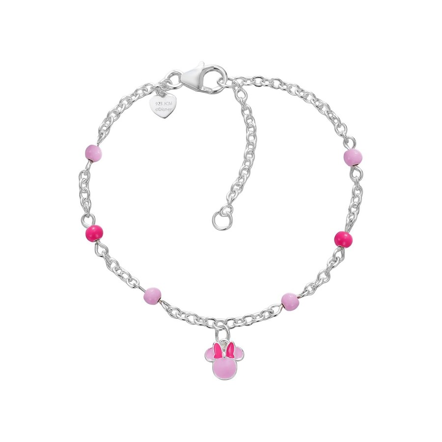 Disney Slušivý stříbrný náramek Minnie Mini BS00104SL-47.CS Disney Slušivý stříbrný náramek Minnie Mini BS00104SL-47.CS - Náramky Náramky se symboly