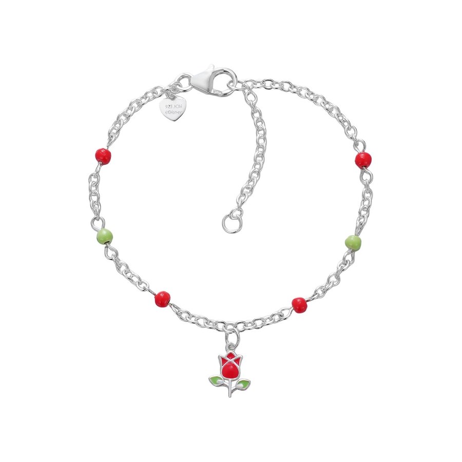 Disney Slušivý stříbrný náramek Růže Mini BS00102SL-47.CS Disney Slušivý stříbrný náramek Růže Mini BS00102SL-47.CS - Náramky Náramky se symboly