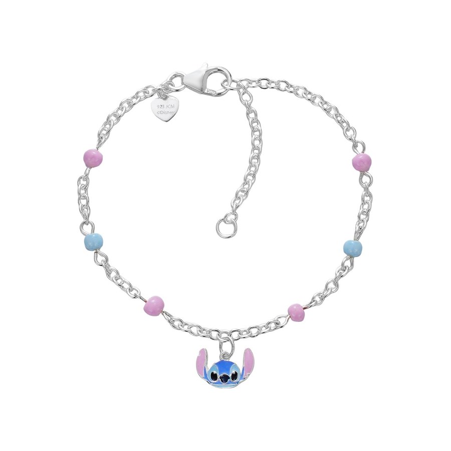 Disney Slušivý stříbrný náramek Stitch Mini BS00101SL-47.CS Disney Slušivý stříbrný náramek Stitch Mini BS00101SL-47.CS - Náramky Náramky se symboly