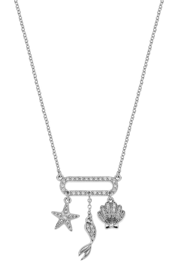 Disney Stříbrný náhrdelník Malá mořská víla NS00053SZWL-157.CS - Náhrdelníky